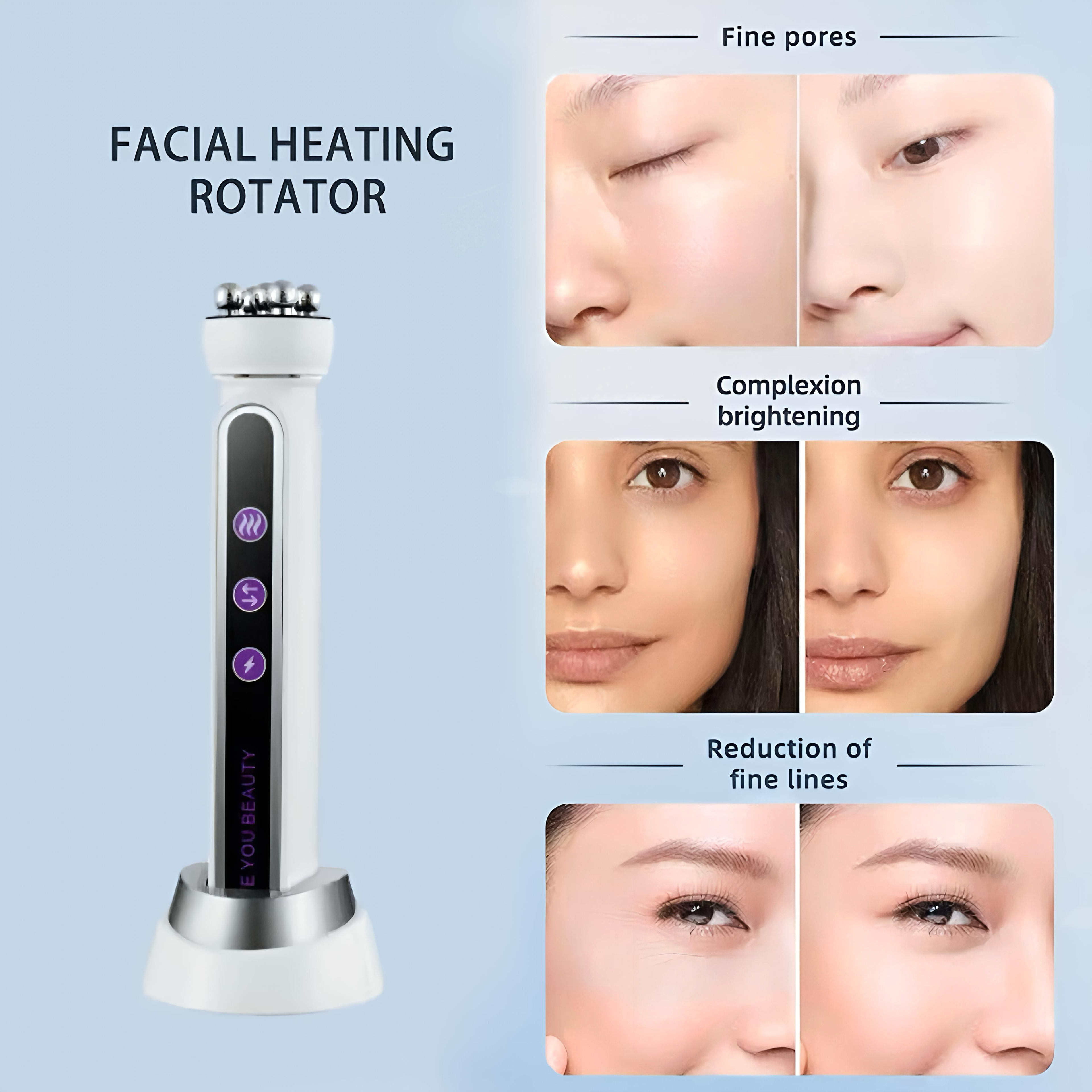 Electric facial roller
